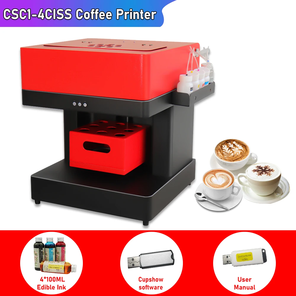 

Automatic coffee printer machine Latte Printing Machine for cake latte coffee Photo Selfie Coffee Desserts DIY Coffee Printer