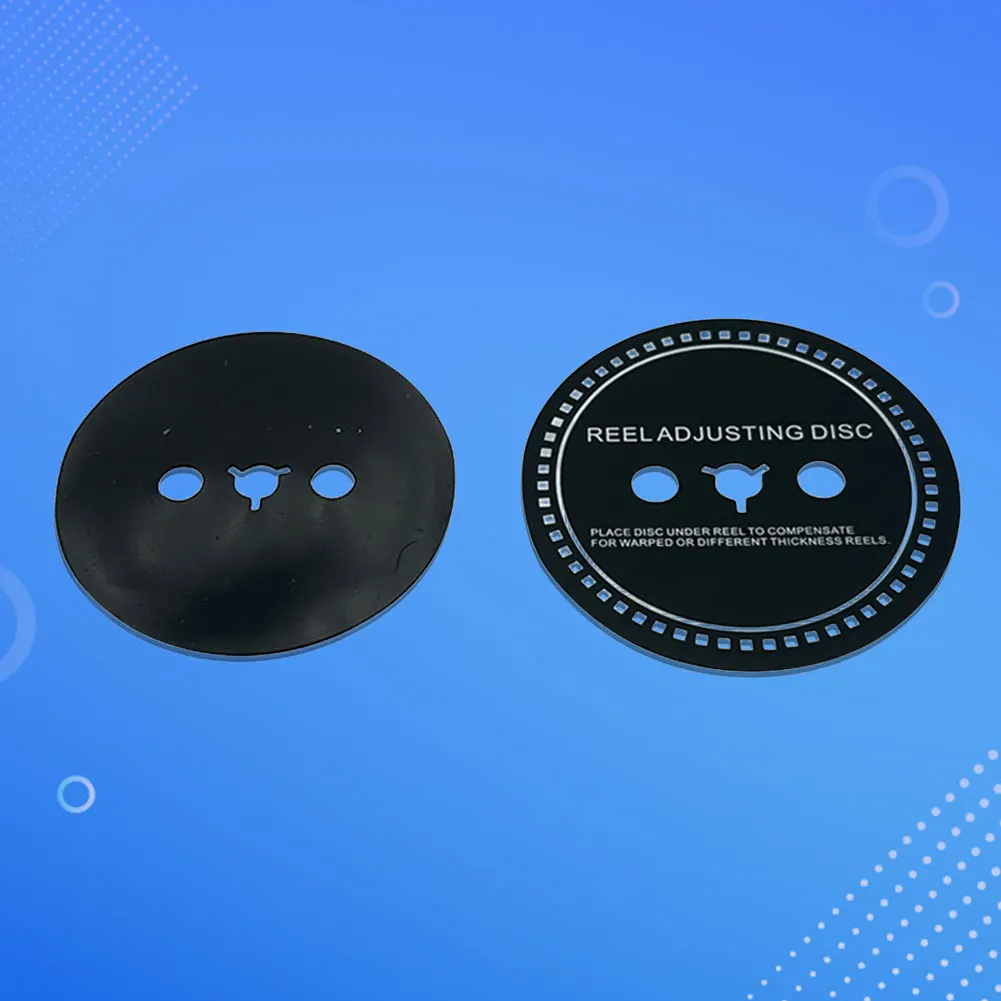 2 قطعة بكرة فاصل ضبط القرص الأسود 0.9 مللي متر ضبط فاصل ترايدنت/نب محول فاصل لبكرة إلى بكرة مسجلات الشريط #4
