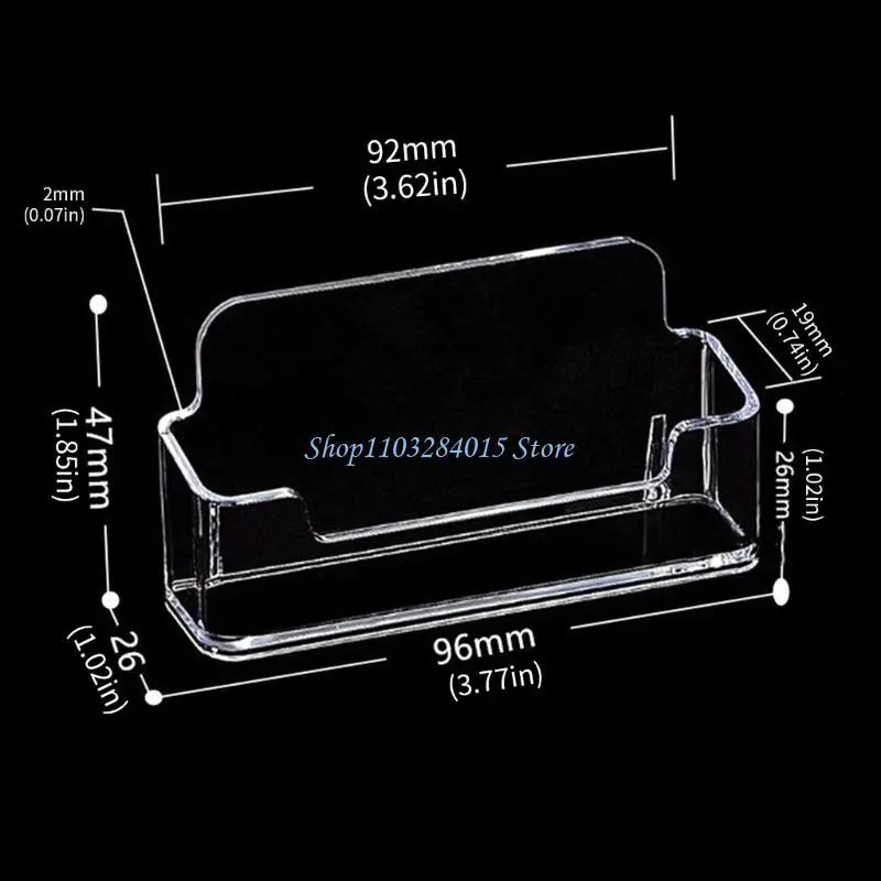R6FF 2PECES DESK BUSINE CARTORE ORGANIZZATORI ACRYLICS CAGUE COMPAGINALI