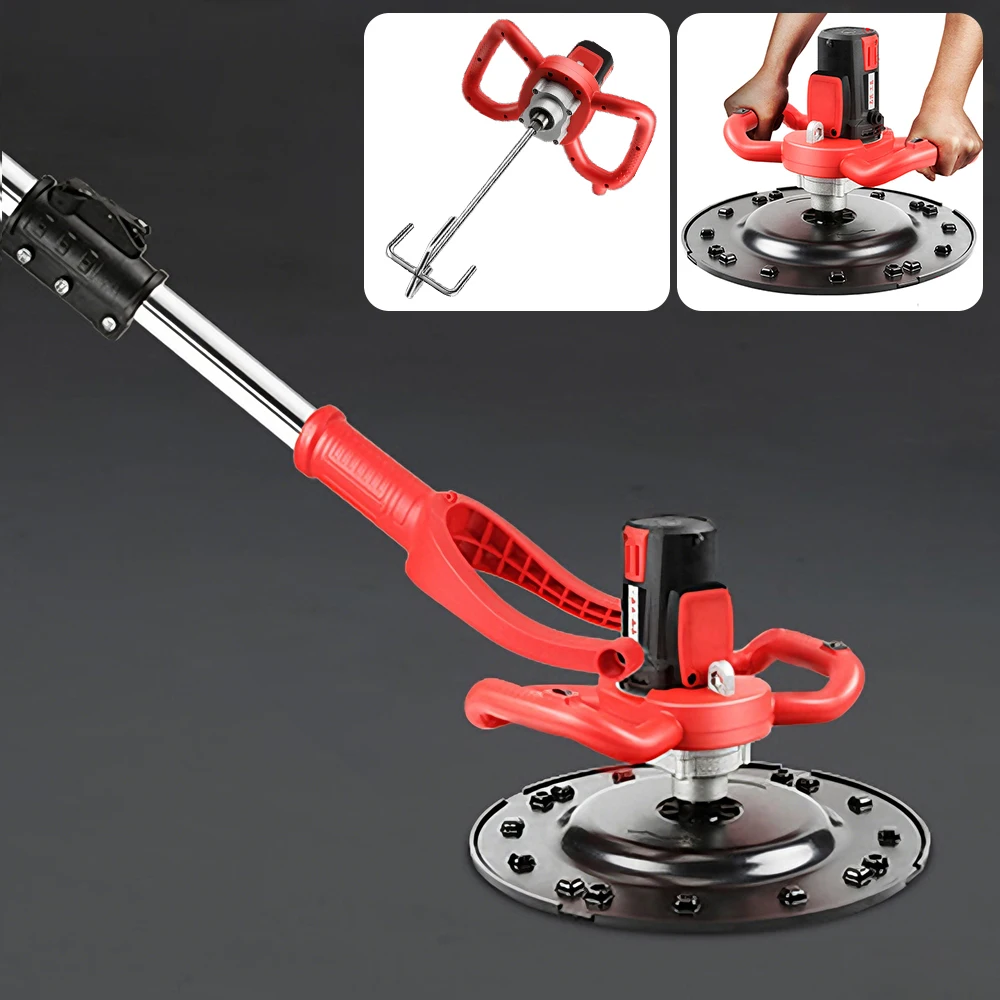 Electric Wall Smoothing Polishing Machine Cement Polisher 220V 2880W/4880W Cement Mortar Trowel Leveling Machine Concrete Mixer