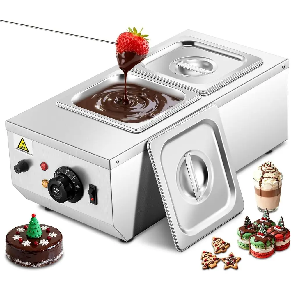 

Термообрабатывающая печь для хлора, 9 фунтов, плавильная печь для хлора, 86~185°C ℉ Устройство для плавления хлората, 1000 Вт, коммерческое, из нержавеющей стали, электрическое