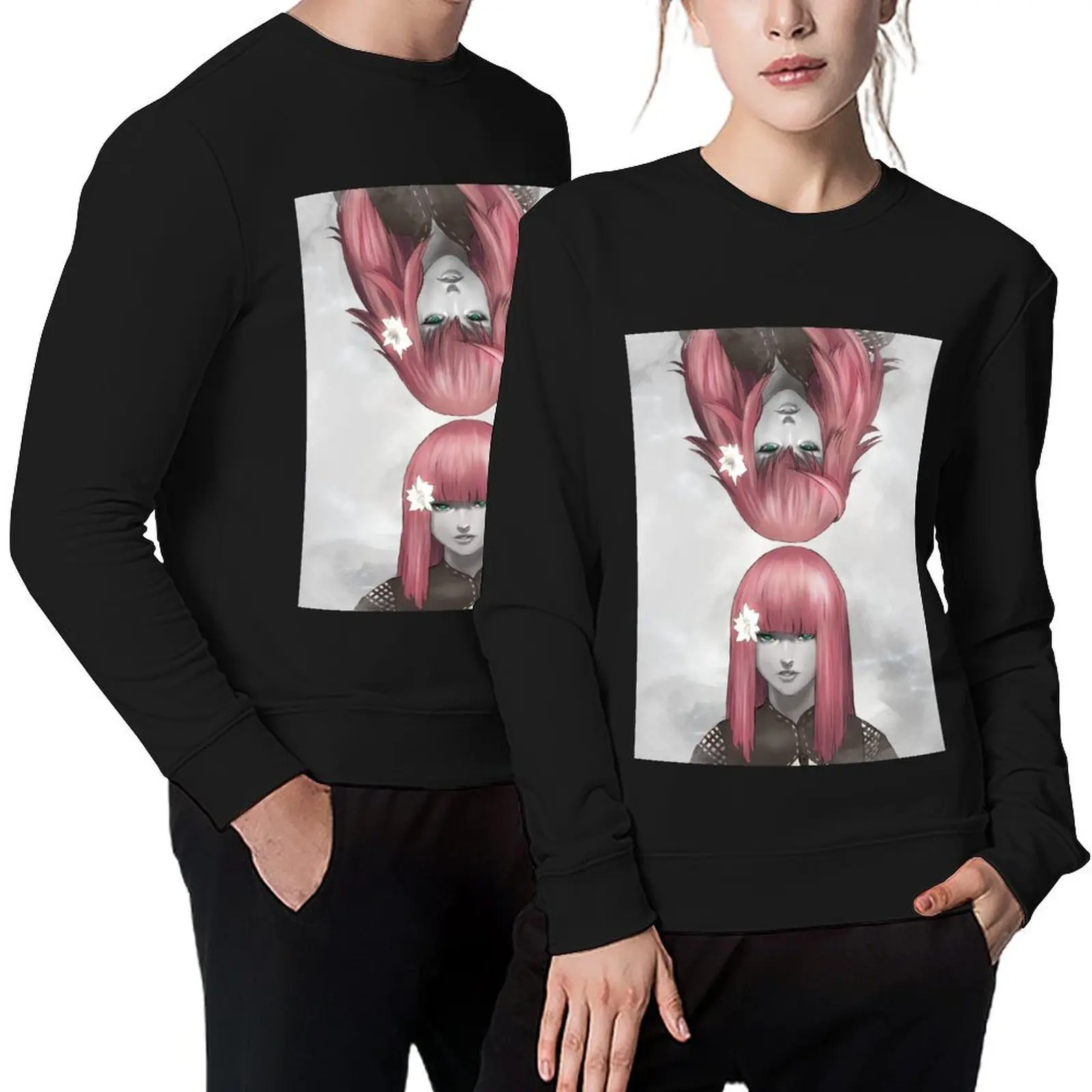 

Devola and Popola Pullover mens designer clothes anime clothes autumn jacket men mens clothes sweatshirt