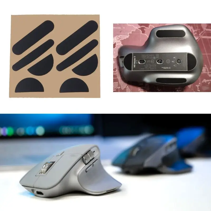 1 Set Hotline Games 0.8mm Mouse Feet Mouse Skates for Logitech MX Master 3 Mouse Drop Ship