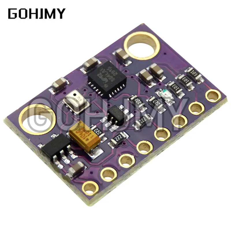 MPU-9250 MPU9250 BMP280 SPI IIC/I2C 10DOF Acceleration Gyroscope Compass 9-Axis Sensor Board Module GY-91 3-5V