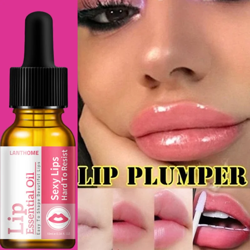 Lip Plumper Serum Extreme Volume Lip Enhancer Liquid Oil Moisturizing Reduce Fine Lines Lip Plumper Gloss Sexy Beauty Makeup