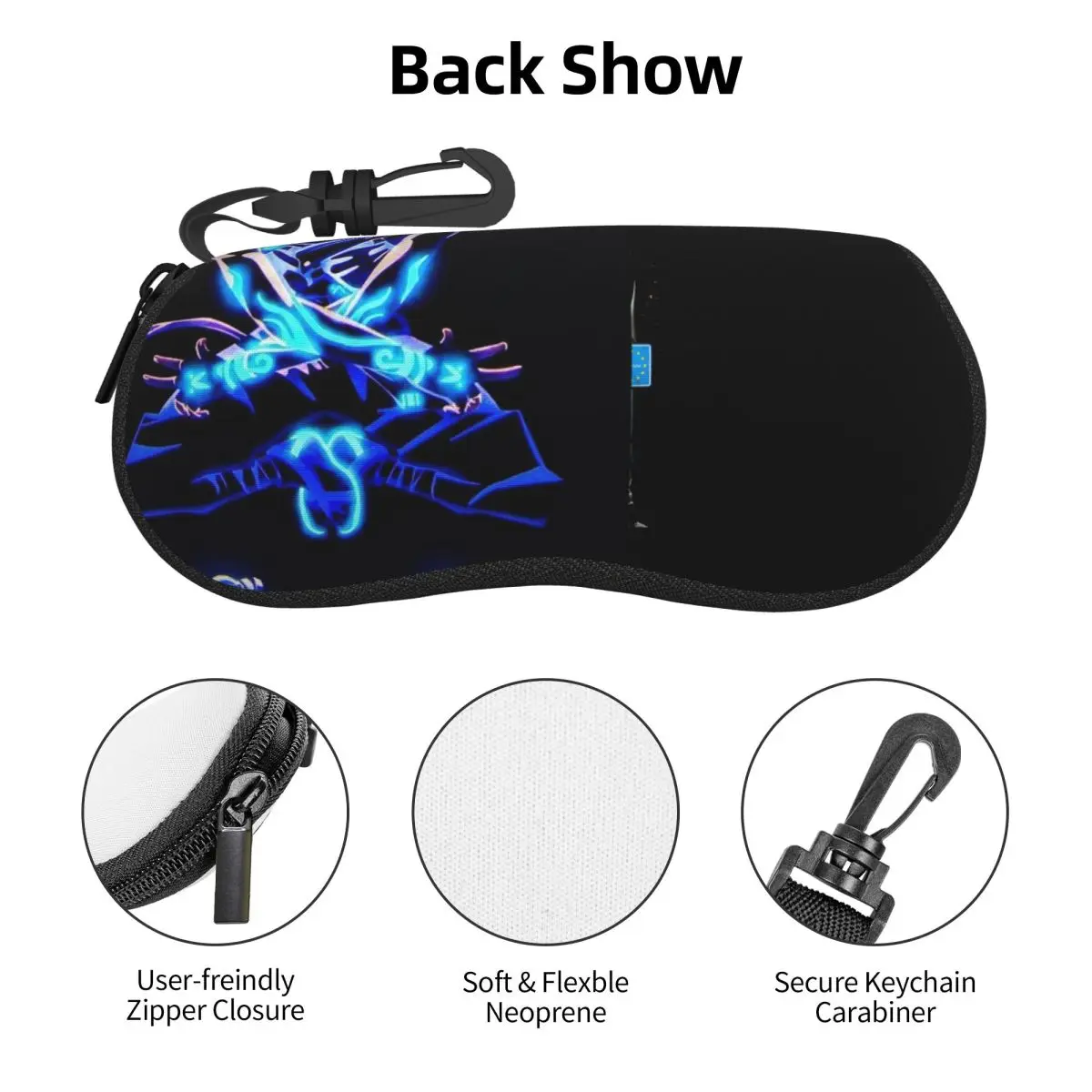 Joost Klein Eurovisions Song Contest Shell Glasses Case صندوق نظارات شمسية محمول للنساء والرجال حقيبة نظارات ناعمة