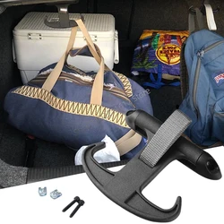 for VW Volkswagen Passat B6 CC Jetta MK5 Audi A4 S4 B6 B7 A6 Cargo Trunk Hangers Bag Black Hook Fixed Bracket Handbag Holder