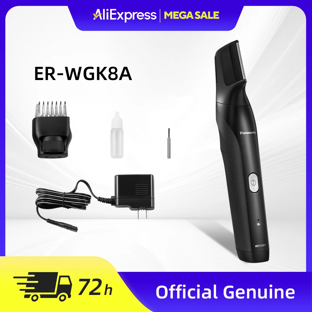 

Panasonic Wet Dry Groin Body Trimmer For Men Face Beard Hair Trimmer Clipper Pubic Ball Electric Shaver Body Groomer