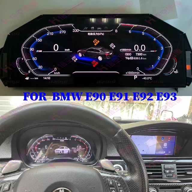 2022The Lastest For BMW 3 Series E90 E91 E92 E93 Car LCD Digital Dashboard  Panel Virtual Instrument Cluster Cockpit Speedometer - AliExpress