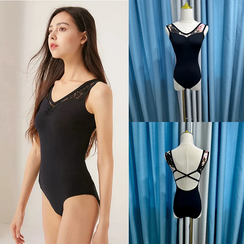 ملابس رقص الباليه للبالغين، ملابس ممارسة يومية لفريق الجمباز والرقص للنساء، أناقة احترافية، ملابس رقص الباليه واليوجا #1