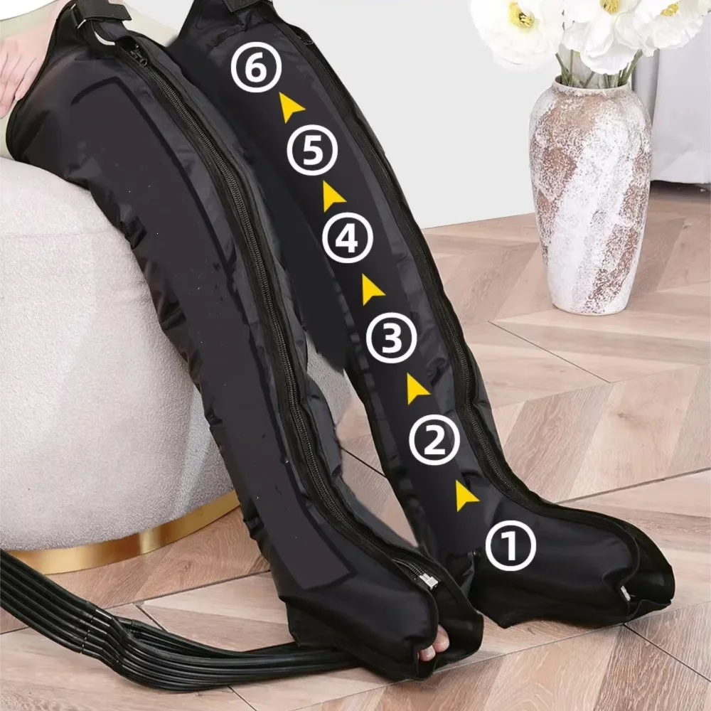 Pressotherapy Lymphatic Drainage Suit - Electric Air Compression Leg Massager for