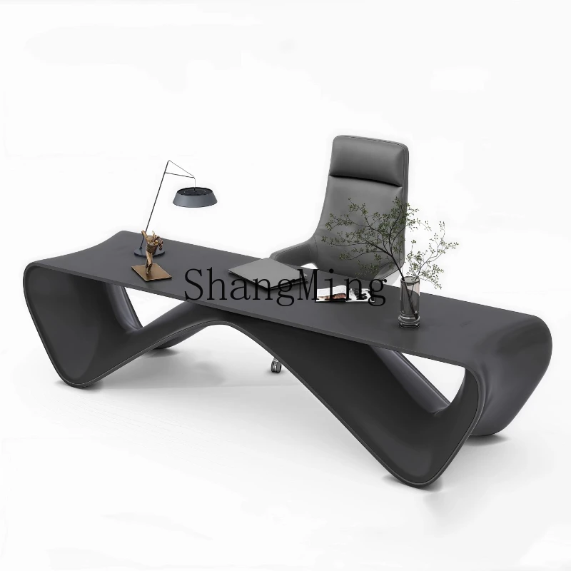 

SM minimalist paint desk modern minimalist high-end new computer desk