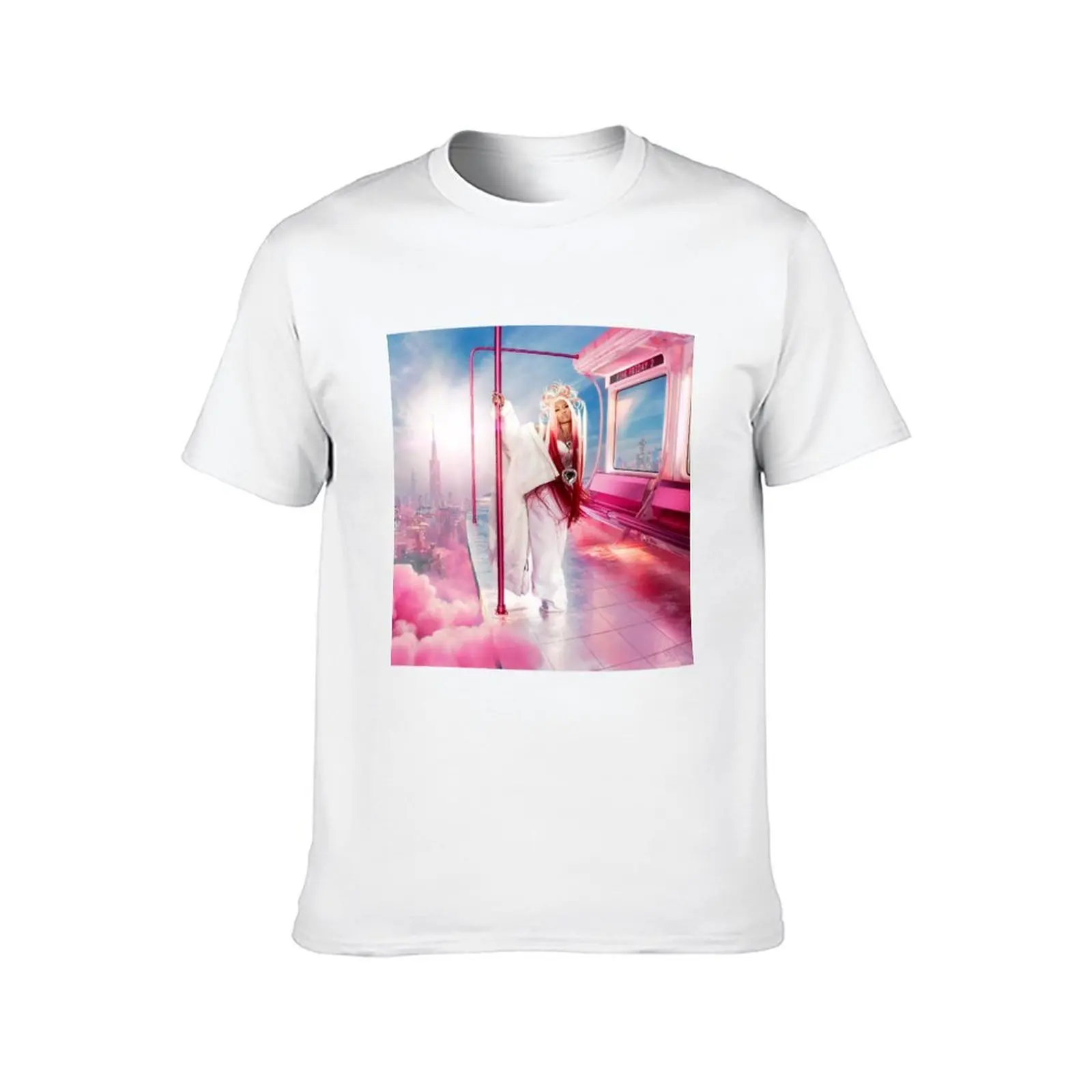 تي شيرت Nicki Minaj Pink Friday 2 تي شيرت للرجال تي شيرت جرافيك تي شيرت قطن 100% تي شيرت #2