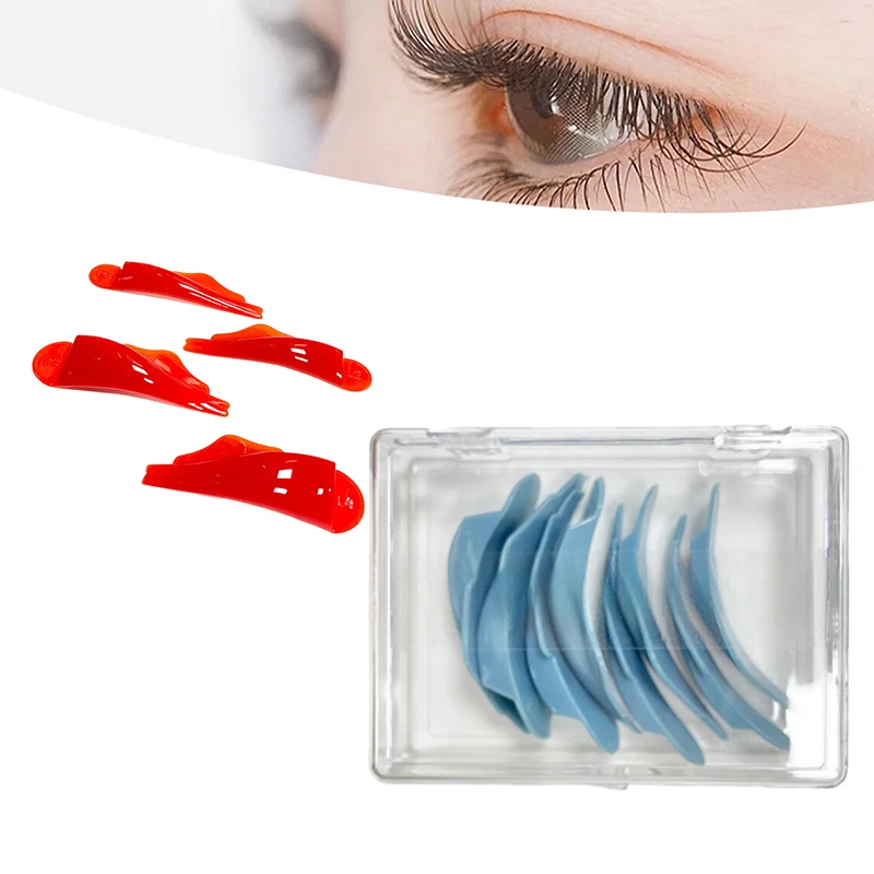 4 Pairs Different Curl Silicone Eyelash Perm Pads Sticky Lashes Rods Shield Lifting 3D Eyelash Curler Accessories Makeup Tools