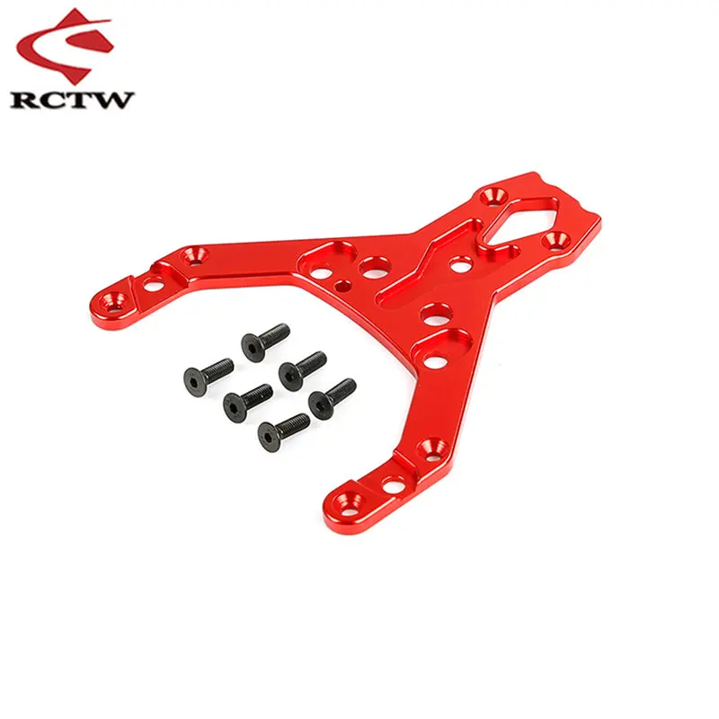 High Quality CNC Thickened Front or Rear Upper Connection Plate Set for 1/5 HPI ROFUN ROVAN KM BAJA 5B 5T 5SC Truck Rc Car Parts