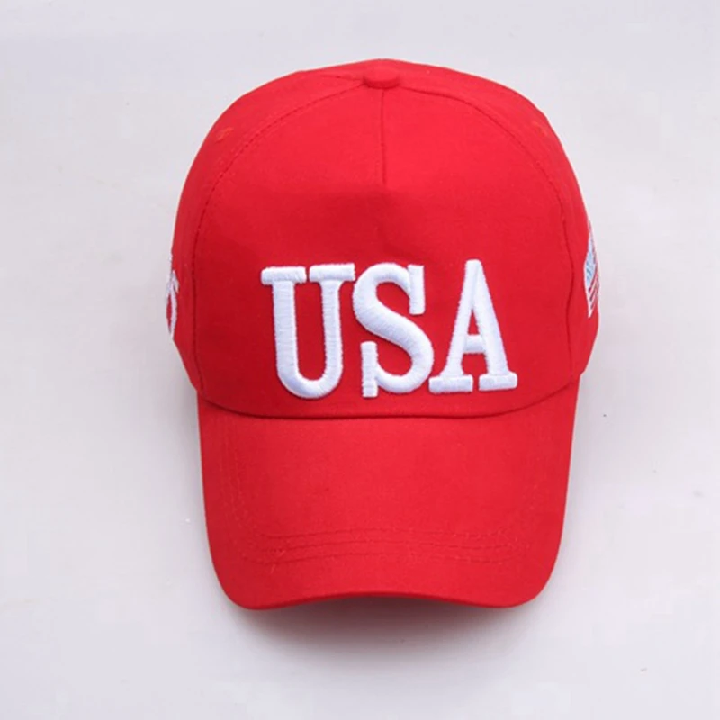 Embroidery USA Flag Baseball Caps For Women Men America Letter Printed Snapback Hat Hot Sport Outdoor USA Black Caps