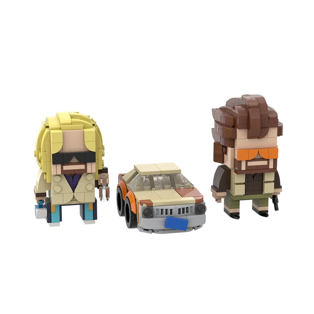 MOC Movie The Big Lebowski Bricks Dude Action Figures Building Blocks Model Creativity Assembly Toys Adult DIY Birthday Gifts