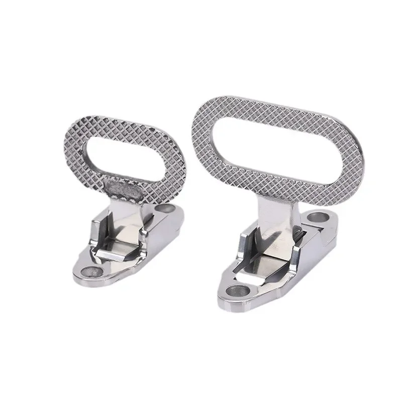 

Small/Large Marine Folding Mast Step Stainless Steel Mirror Polished Antislip Fit For Boat RV Truck Yacht