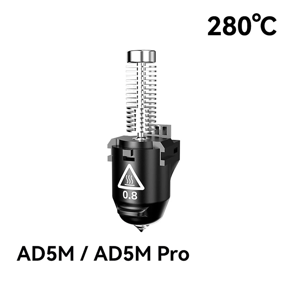 1pc Replacement 280℃ Nozzle 0.25/2.4/0.6/0.8mm Printhead for Flashforge AD5M/AD5M Pro 3D Printer Accessories