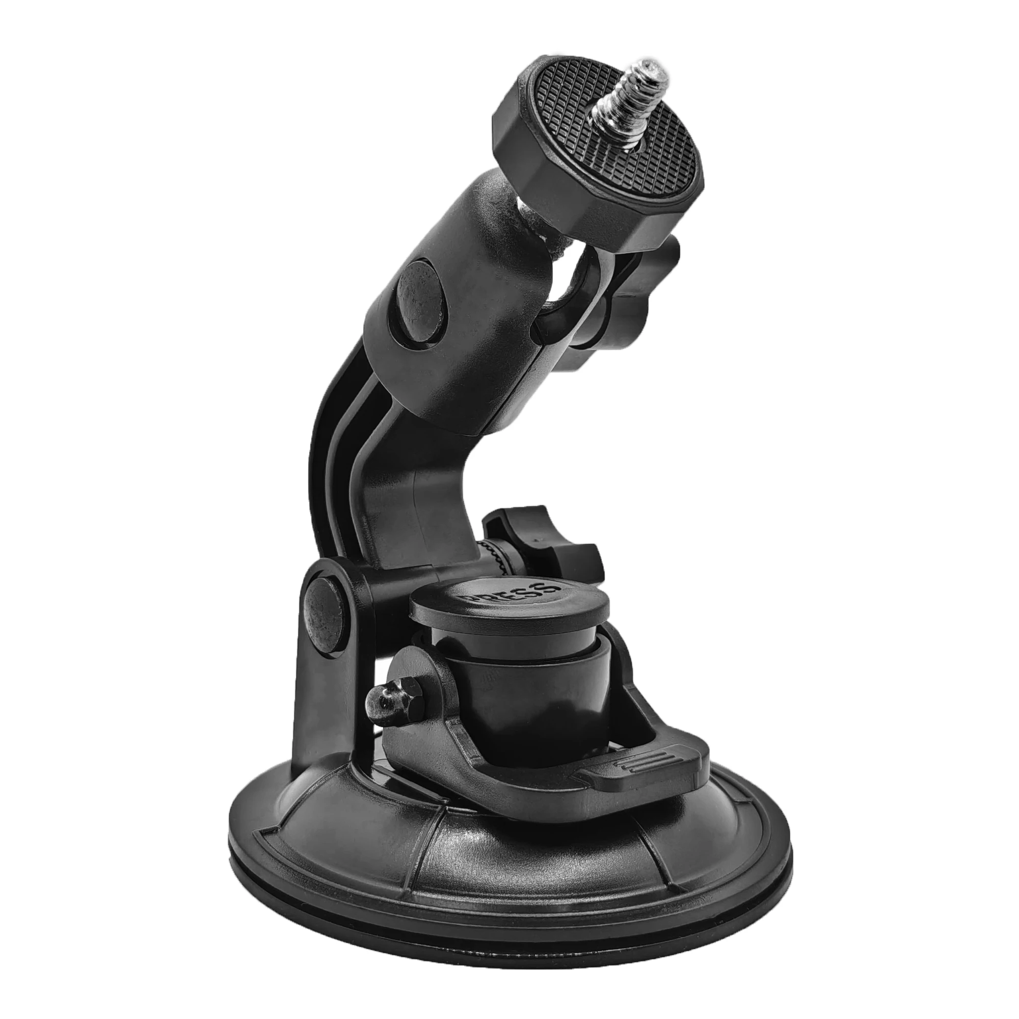 حامل تثبيت على شكل كأس شفط للسيارة مع حامل هاتف لكاميرات GoPro Hero 13 12 11 10 9 8 7 الذكية DJI OSMO Action 5 PRO 4 3 2