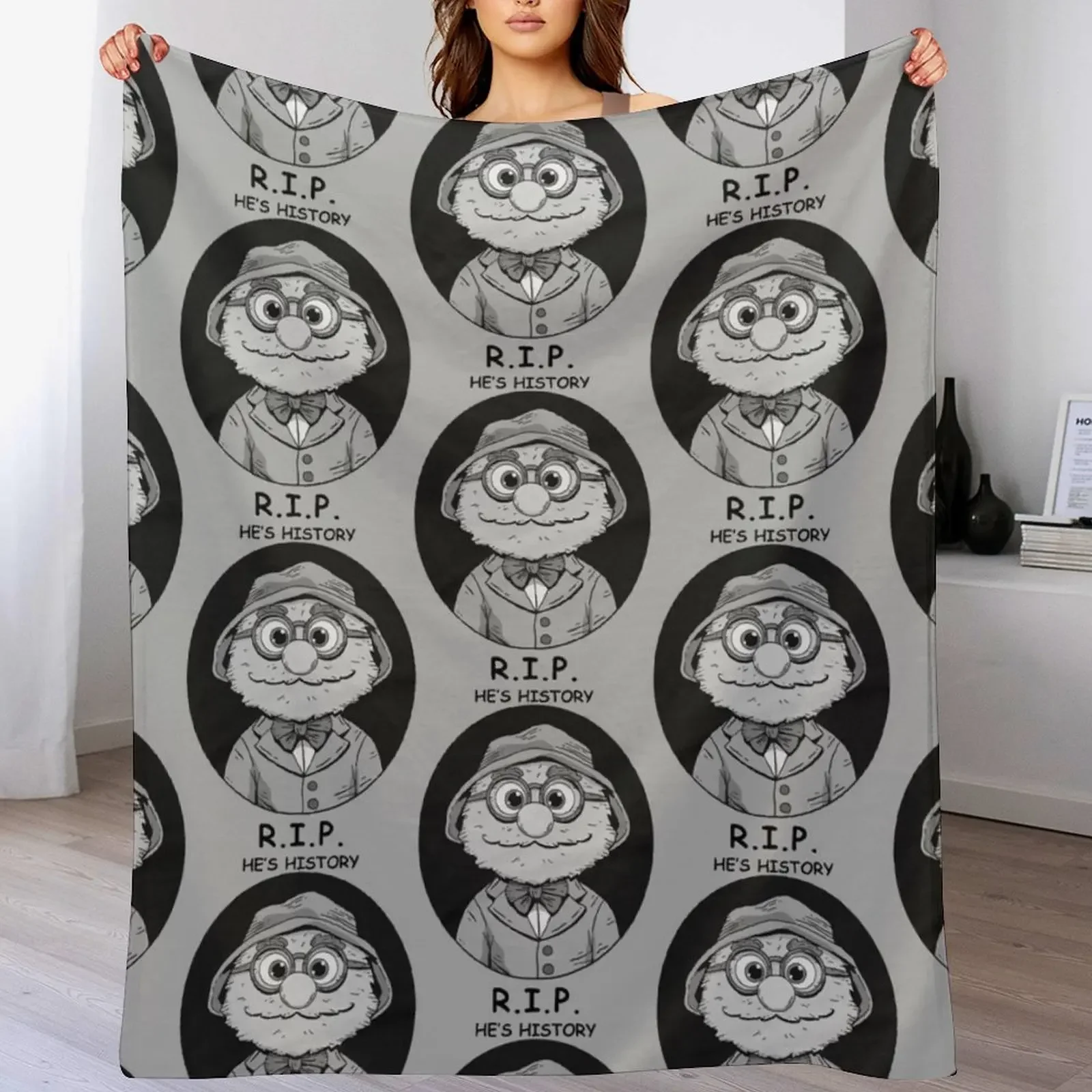 Watcher Merch Puppet History Throw Blanket blankets and throws Fashion Sofas Blankets