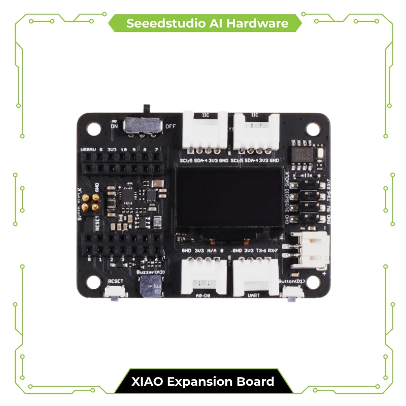 Seeed Studio Expansion Board Base for XIAO with Grove OLED - IIC, Uart, Analog/Digital