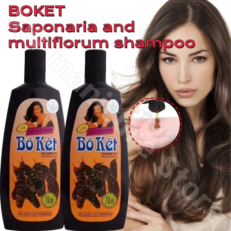 Dau Goi Bo Ket Thoracao Natural Saponin Plant Shampoo Moisturizing Smooth Refreshing and Fluffy Relieves Head Itch 750ml