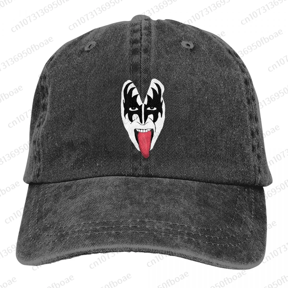 Gene Simmons Fashion Unisex Cotton Baseball Cap Outdoor Adult Adjustable Denim Hat