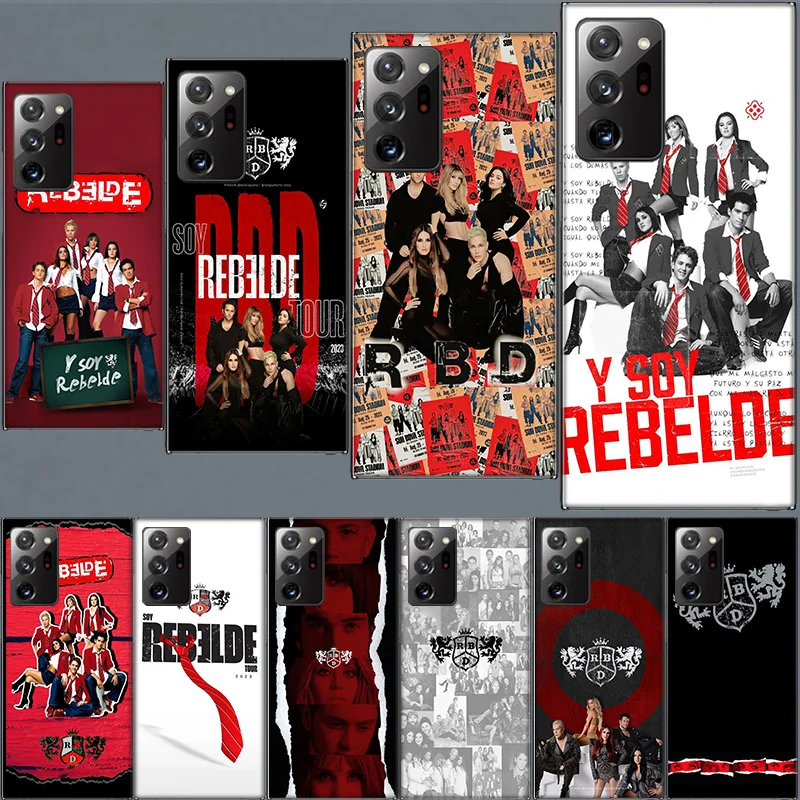 F-Fashion RBD R-Rebelde Case for Samsung S24 FE S25 Ultra A05S A55 A35 A25 A15 Galaxy Note 20 Ultra 10 Lite 9 8 M30S M52 M51 M32