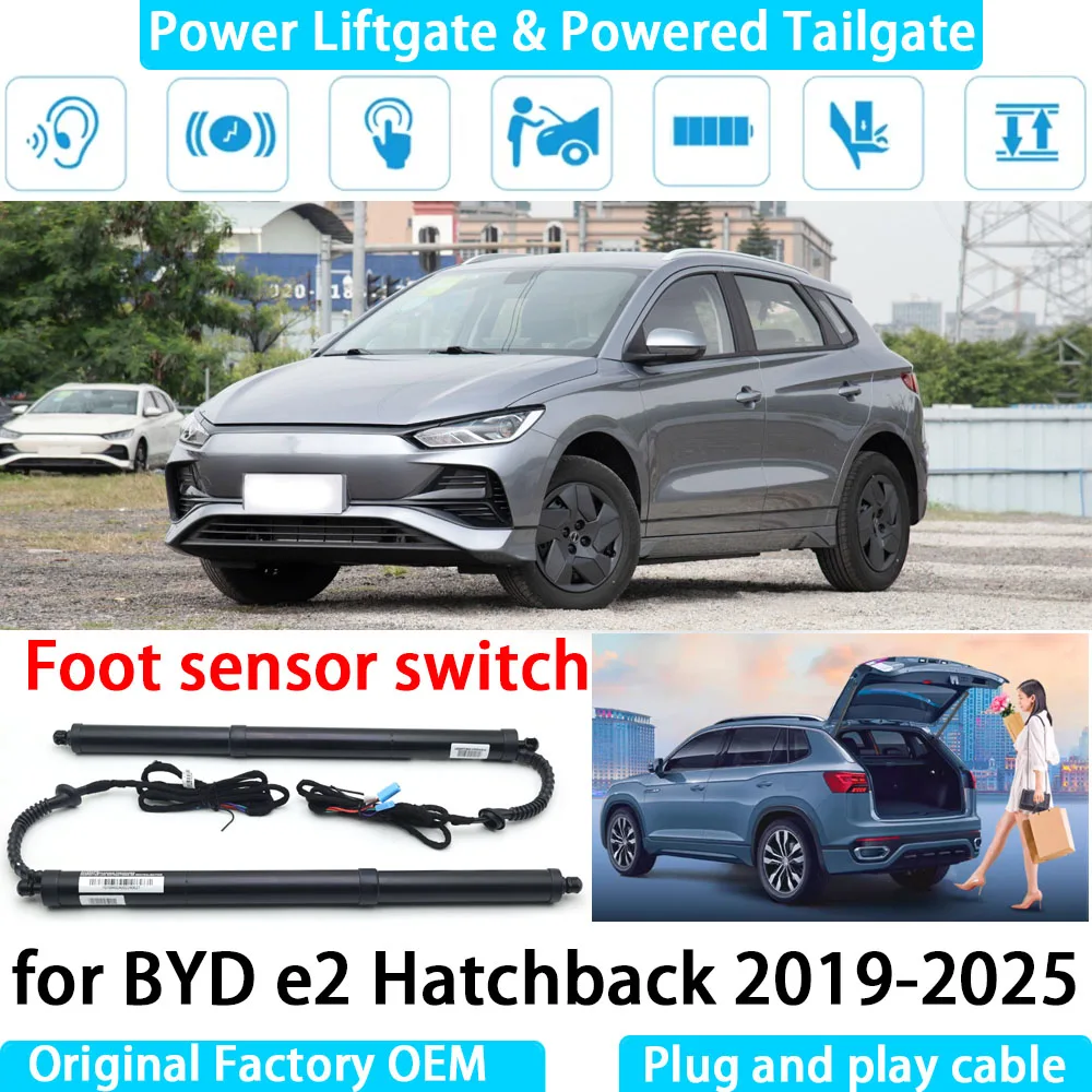 

for BYD e2 Hatchback 2019-2025 Automatic Electric Power Liftgate Powered Tailgate Strut Tail Gate Lift System