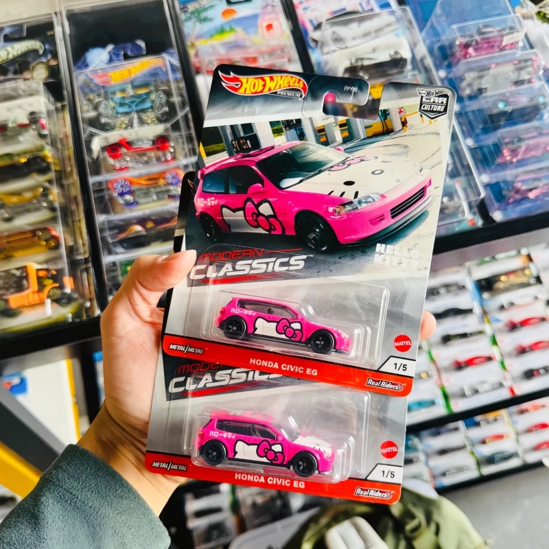 

Hot Selling Genuine Hot Wheels Modern Classic Series Pink Cute High Quality Alloy Car Model Ornament Birthday Gifts