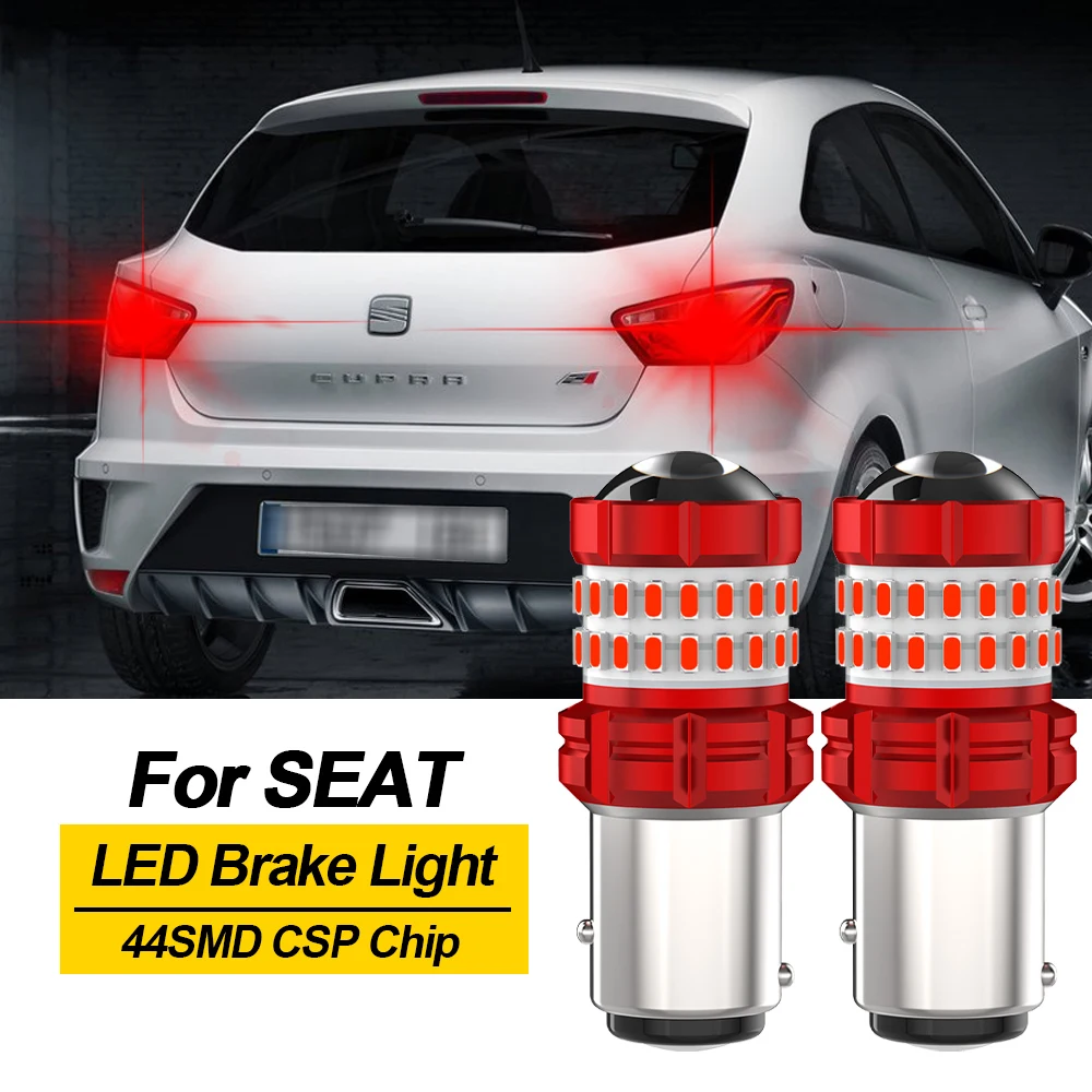 

BMTxms 2 шт. 1157 P21/5W BAY15D Светодиодная автомобильная лампа стоп-сигнала Canbus для SEAT Ibiza 6K 6L 6J 6P 6F Leon 1M Toledo 1M KG Alhambra
