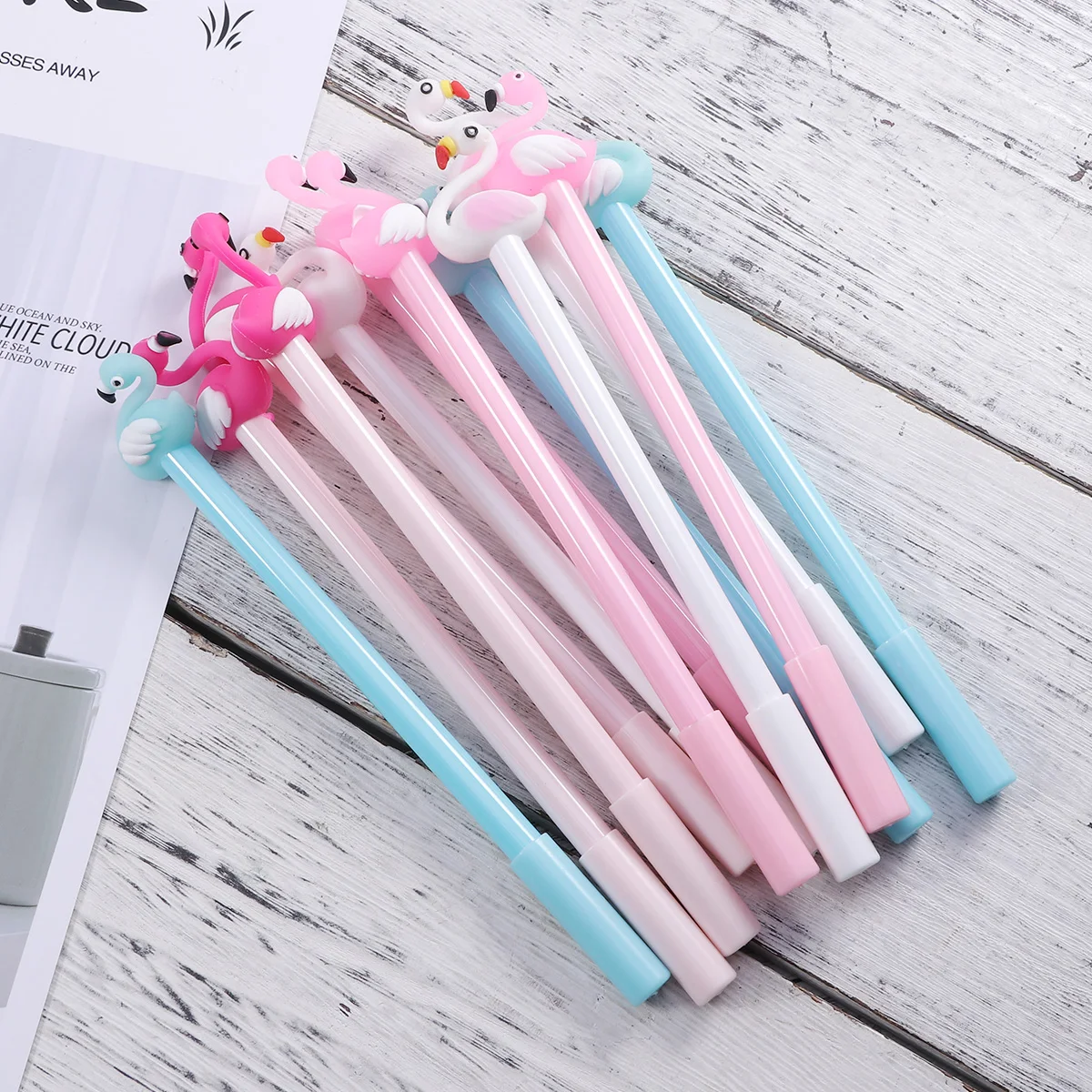 

12pcs Gel Pen Neutral Black Ink Pen Smooth Writing Student Stationery School Office Supplies Kids Gift