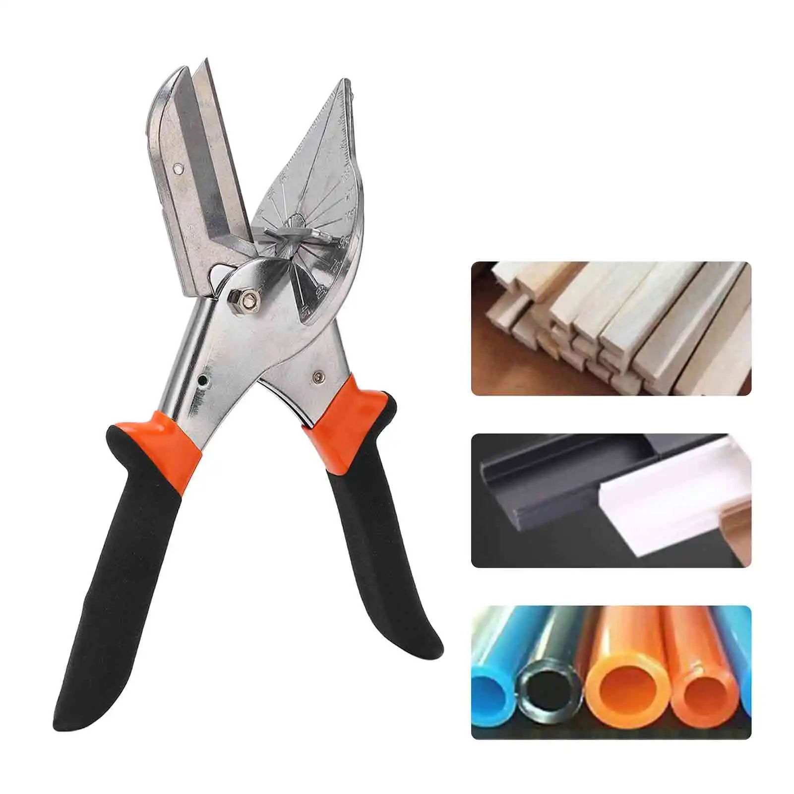 Adjustable Angle Scissors Angle Miter Shear with Blades Metal Adjustable Bevel Scissors Angular Cutting Tool Angle Shear