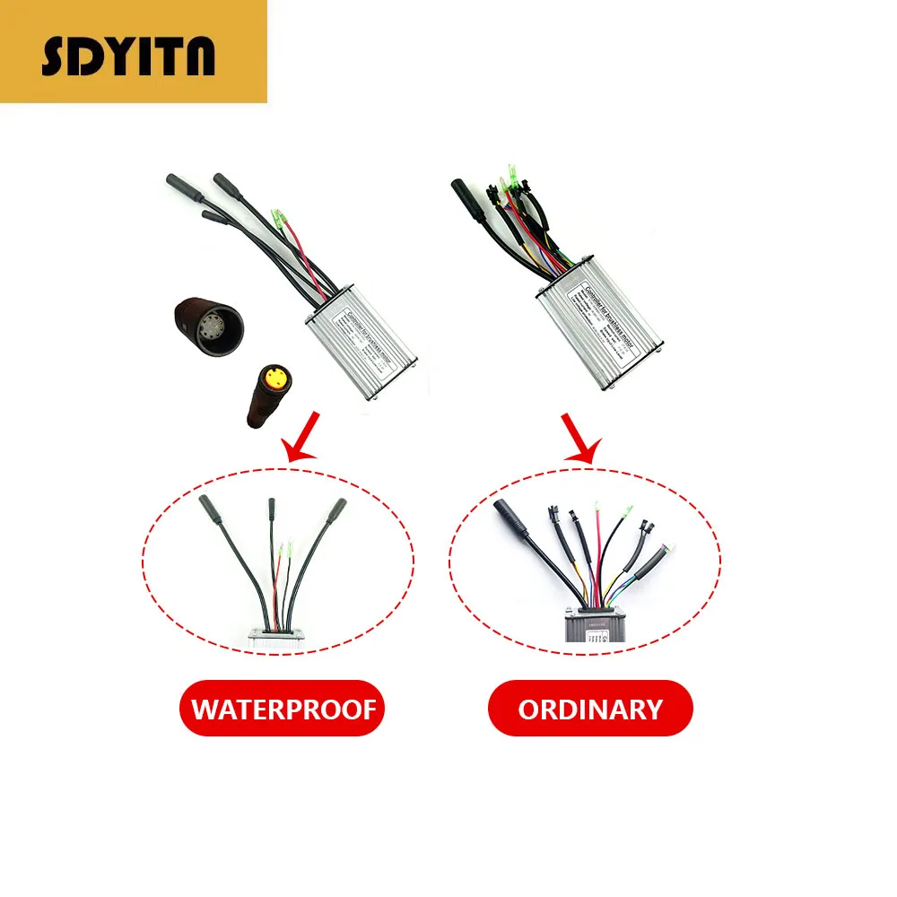 

Efficient Electric Bicycle Controller KT17A 36 48V6 Tubes with SM Connectors for Smooth Ride