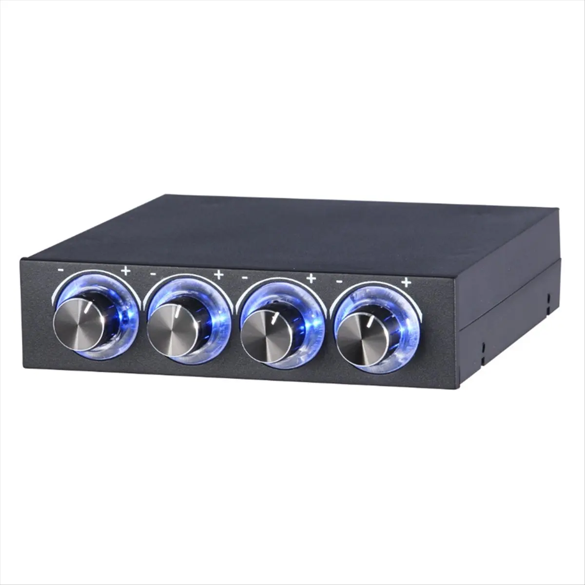 Fan Speed Controller 4 Channel with LED Controls Up to 4 Sets of PC Computer Fans Controller and CPU HDD VGA