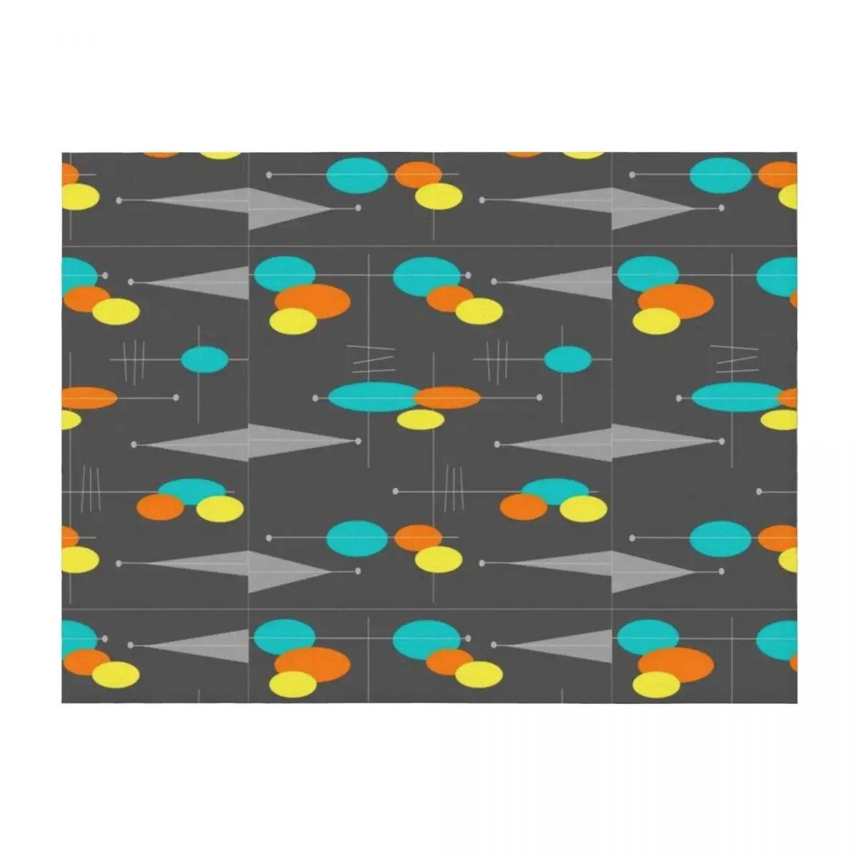 

Spheres and Triangles Throw Blanket Luxury Designer Retros Fashion Sofas Extra Large Throw Blankets