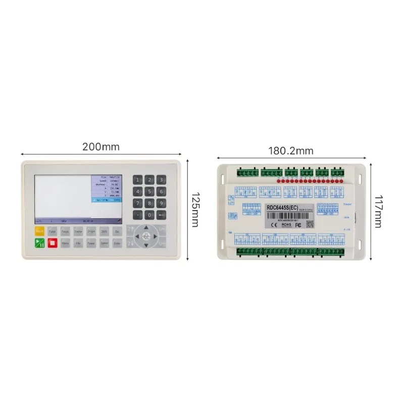 Cloudray Ruida RDC6445S Controlador de laser Co2 para gravador a laser e máquina de corte RDC DSP 6445S 6445G