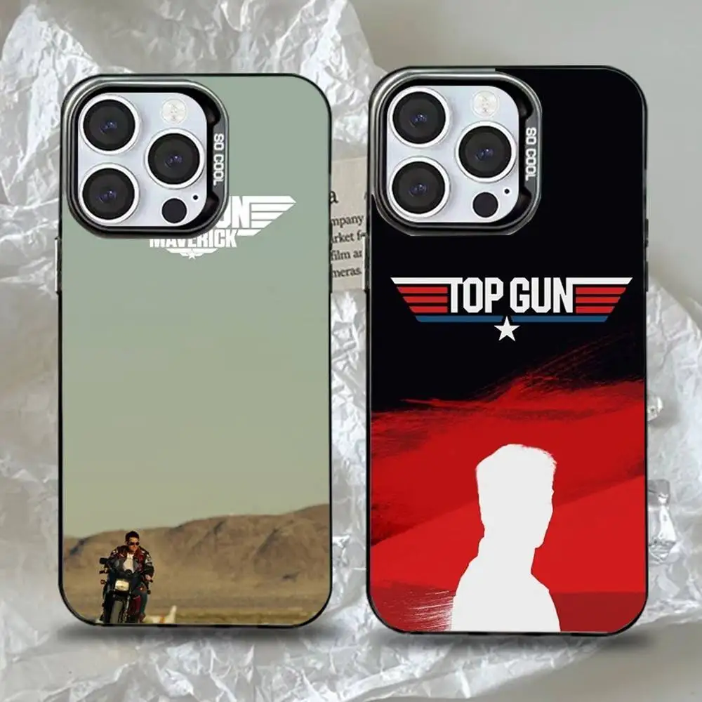 

Top Gun Maverick Phone Case For iPhone 16,15,14,13,12,11,Pro,Max,Plus,Mini,XS,SE Anti Fall Black Matte Hard Bumper