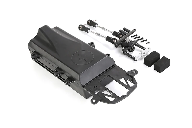 Kit Boîtier De Batterie Plastique Pour Voiture RC 1/5 BAJA - Pièce De Rechange Pour ROVAN KM Baja 5B 5T 5SC - Noir