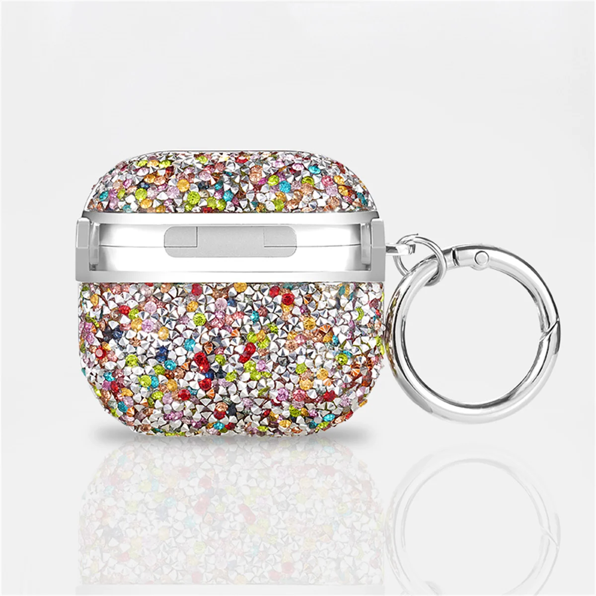 Cute Cover for AirPods 4th/3rd/2nd/1st Generation,Fashion Colorful Sparkling Diamond Design Earbuds Case for Airpods pro/pro 2