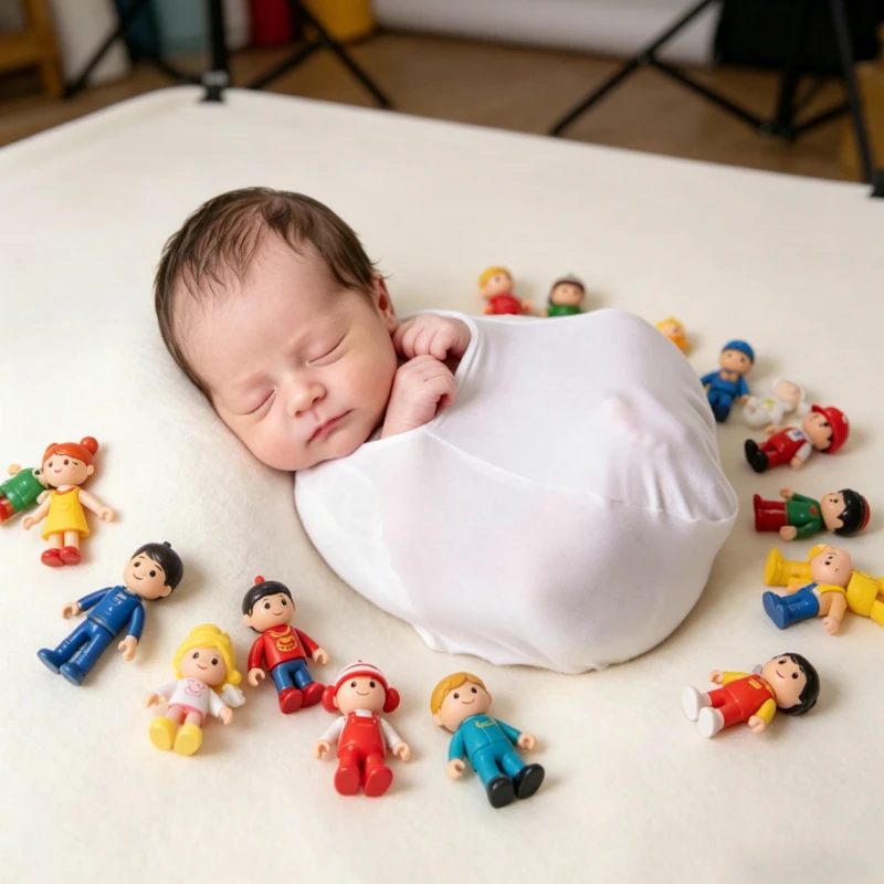 

Angora Fabric Newborn Photography Swaddle Prop | Quick Wrap for Baby Photographers | Soft Stretch Wrap Posing | Pose Formed Bag