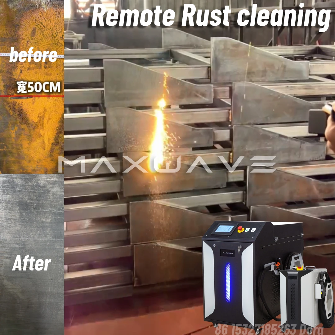 Multi-Purpose Laser Rust Cleaning Equipment, Effective on Stainless Steel, Aluminum Alloy for Aerospace & Auto Industries