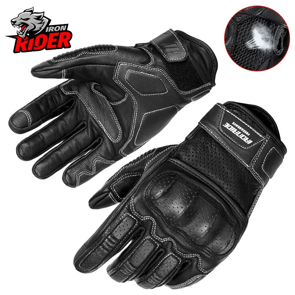 

Summer Motorcycle Touch Screen Gloves Non-slip Outdoor Motocross Riding Gloves Breathable Motorbike Full Finger Protective Glove
