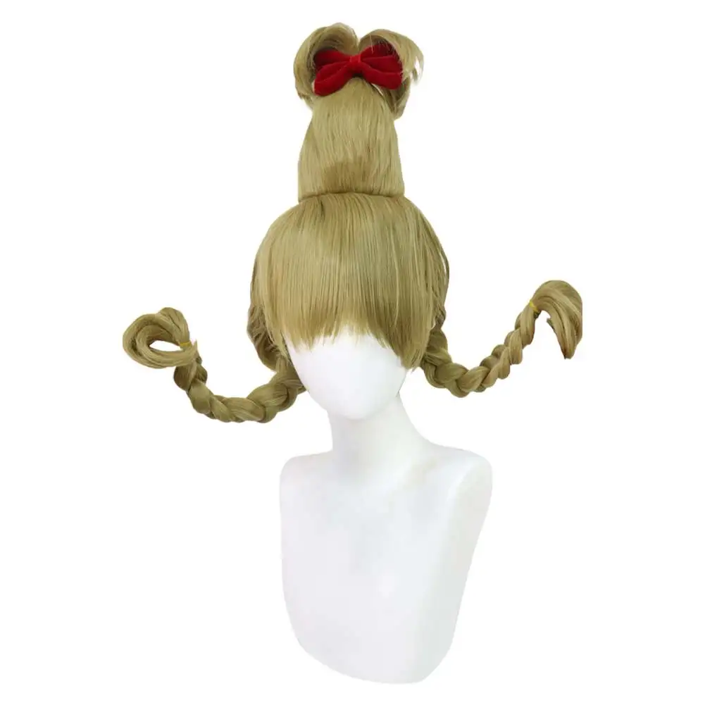 Cindy Cosplay Women Wig Costume Accessories How Cosplay Christmas Disguise Headgear Female Halloween Party Roleplay Suit Props