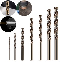 5pcs M35 Cobalt Drill Bit Set 1mm 1.5mm 2mm 2.5mm 3mm 3.5mm 4mm Drill Bits For Stainless Steel Hard Metal Wood Hole Cutter