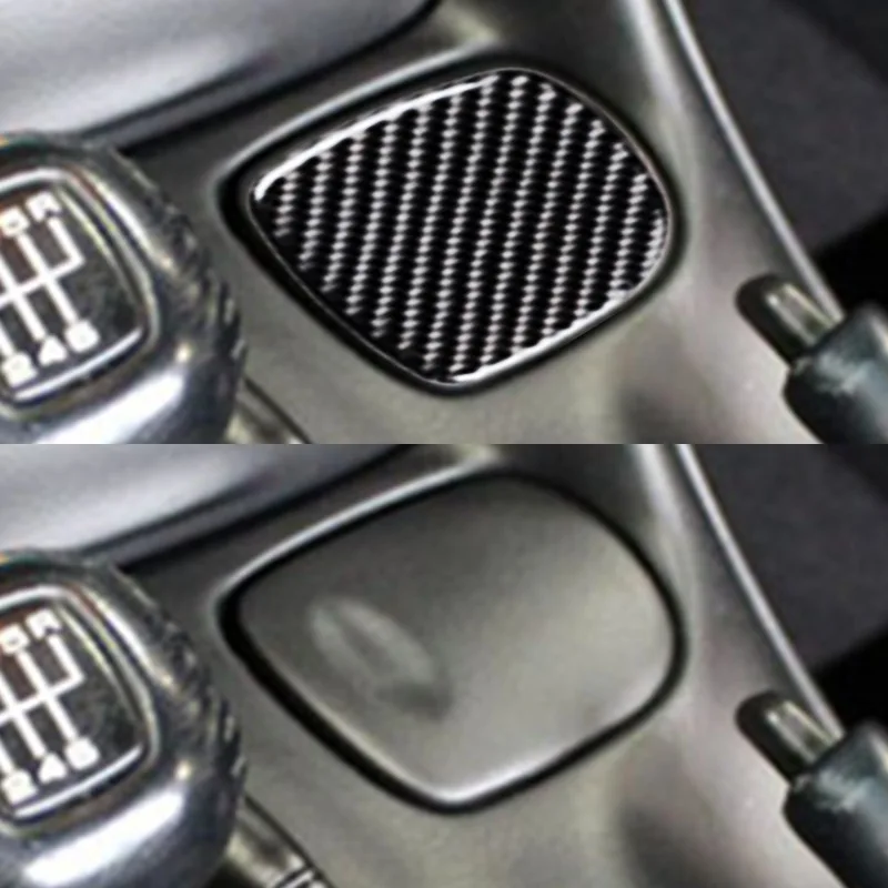 

For Corvette C5 98-04 Carbon Fiber Central Control Water Cup Lid Panel Decorative Sticker