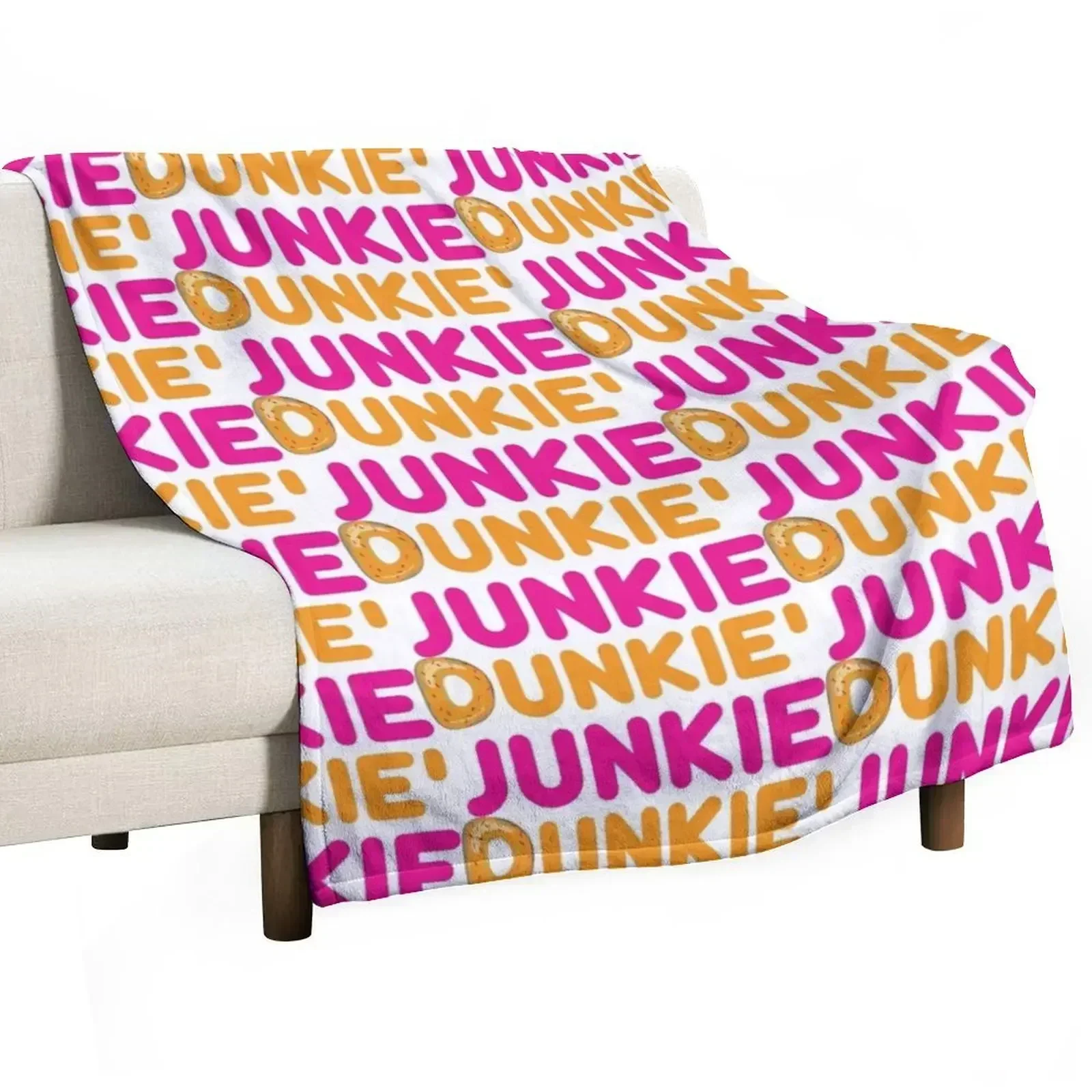 Dunkie Junkie Throw Blanket Soft Big Personalized Gift Beautifuls Blankets