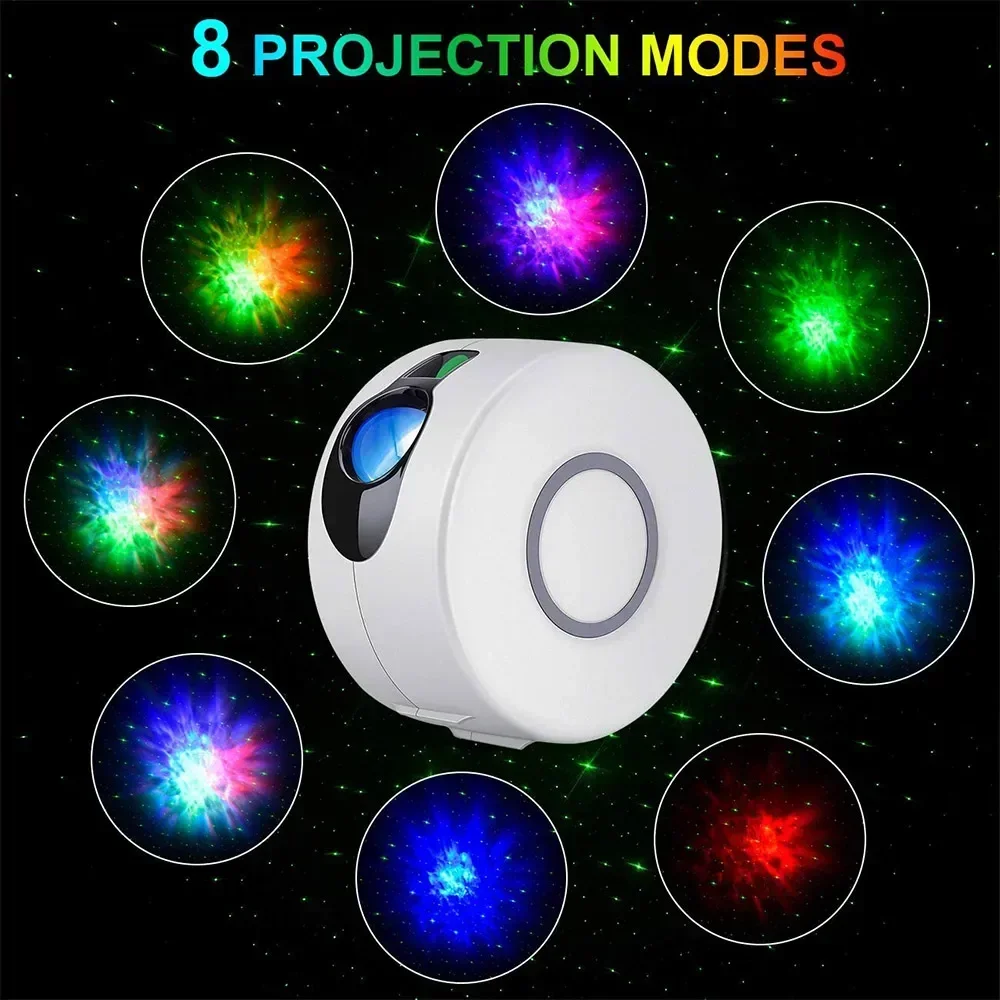 Newest LED Starry Sky Projector Night Light, Laser Nebula Projector for Bedroom