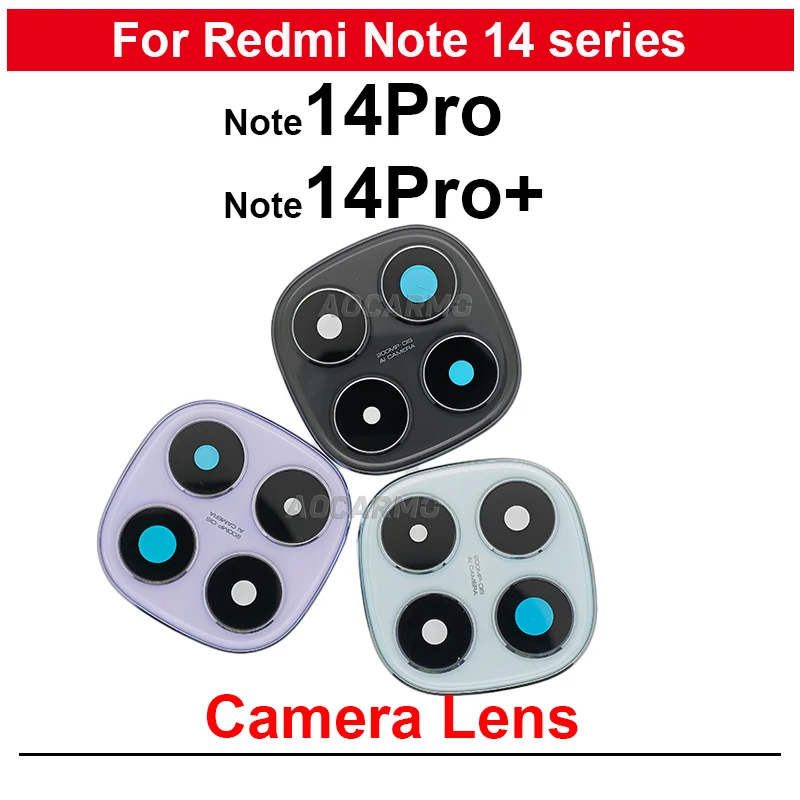 

Объектив задней камеры с запасными частями в рамке для Redmi Note 14Pro 4G/5G 14 Pro+ Plus